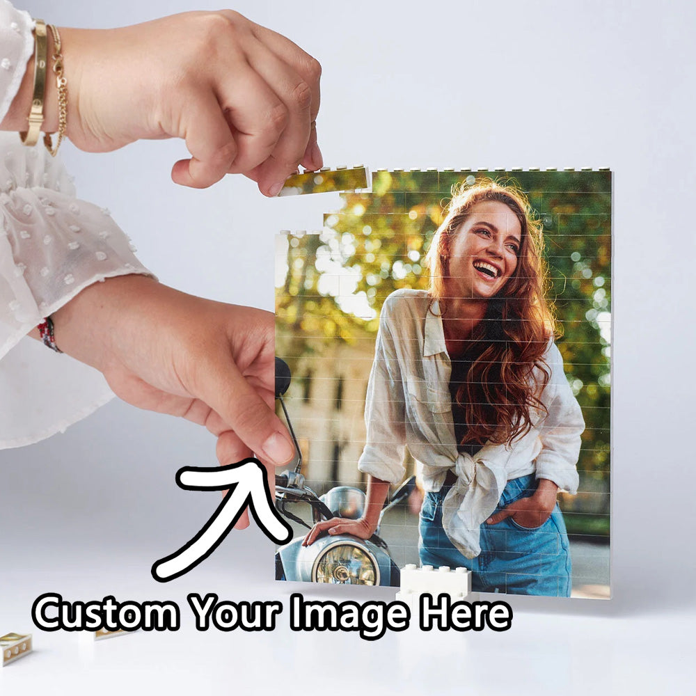 144 Pieces Photo Custom Building Block, Building Brick Photo Puzzle