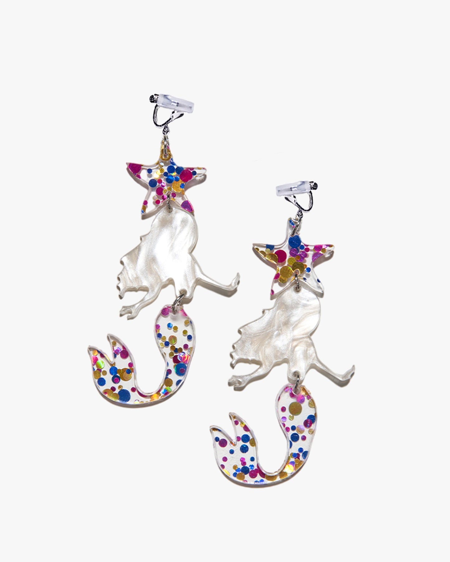 Dazzling Mermaid Earrings/Ear Clip