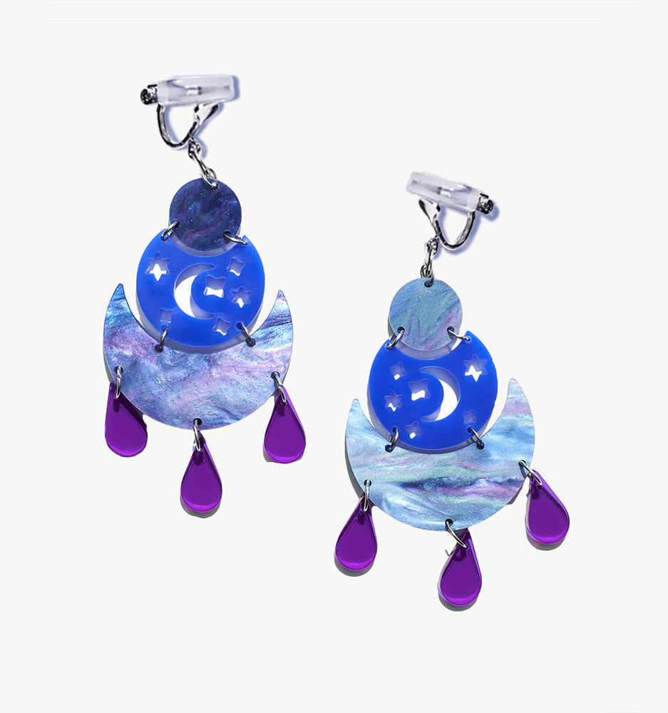 Starry Sky Carnival Earrings/Ear Clip