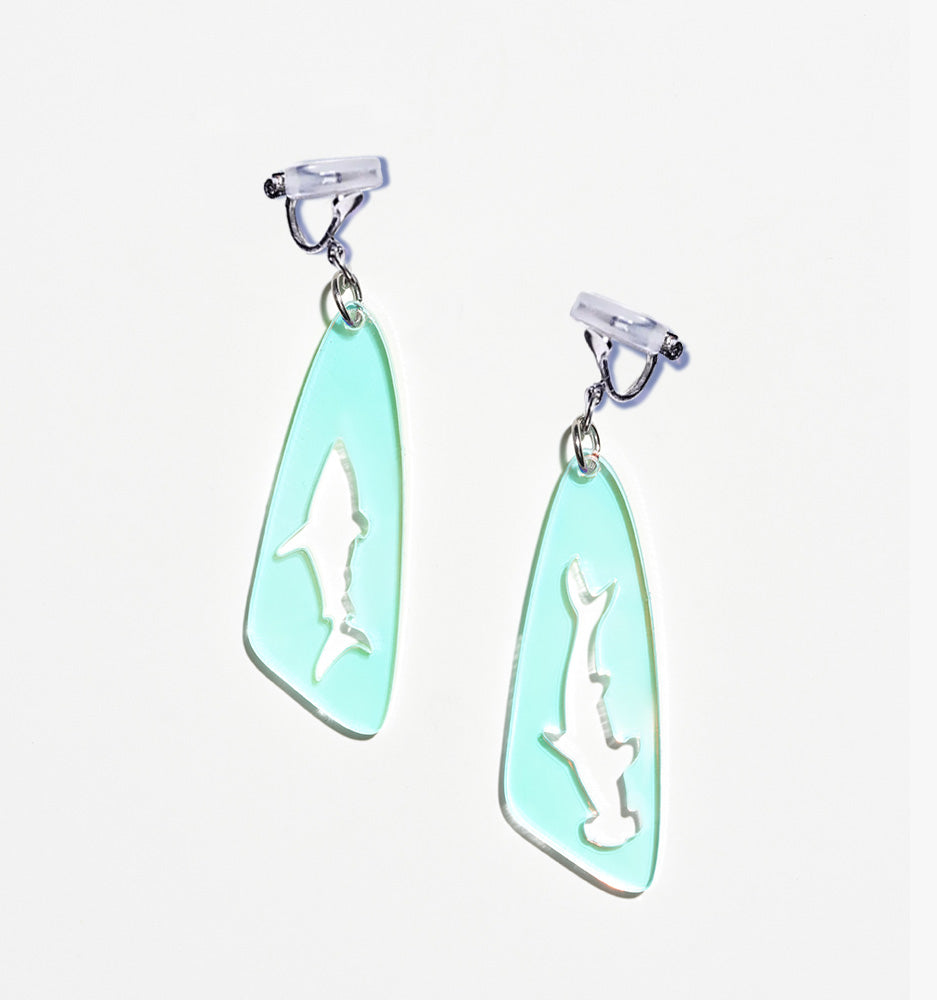 Cheerful Shark Earrings/Ear Clip