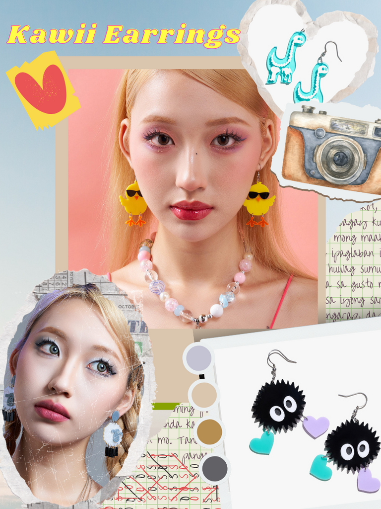 KAWAII Aesthetics: Adorable Earrings for a Playful Look