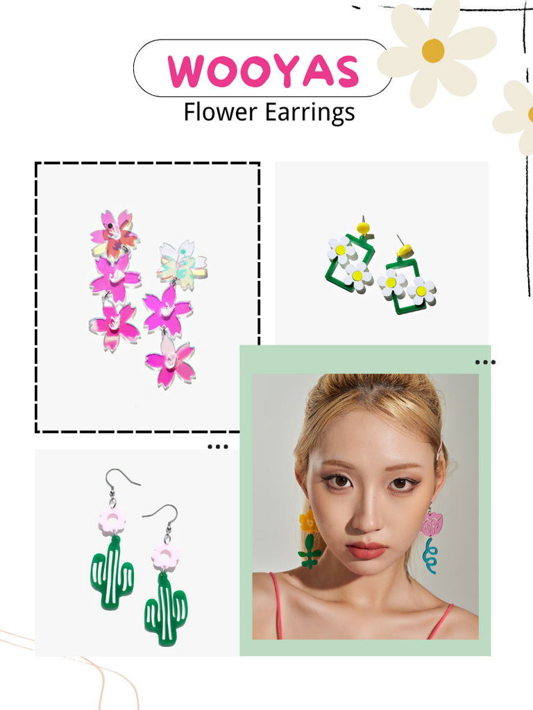 Captivating FLOWER Earrings: A Blossom of Elegance
