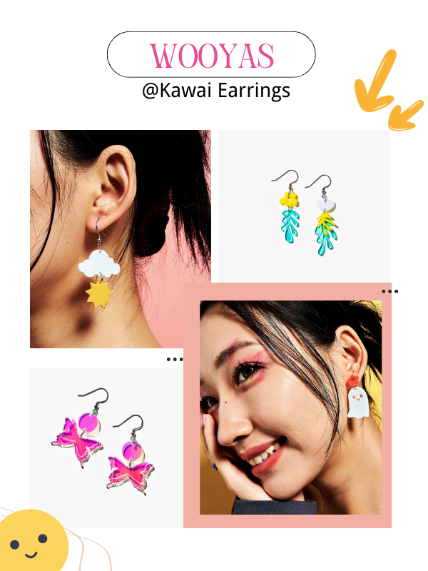 Unleash Your Inner Cuteness: Embrace the Kawaii Style with Wooyas Earrings