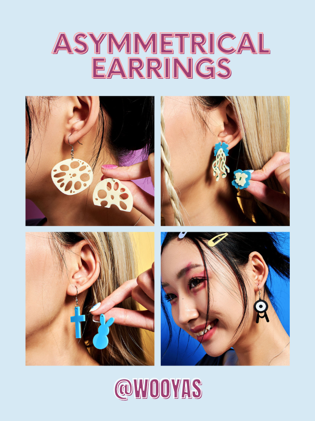 Asymmetrical Earrings: Redefining Balance and Style with Wooyas