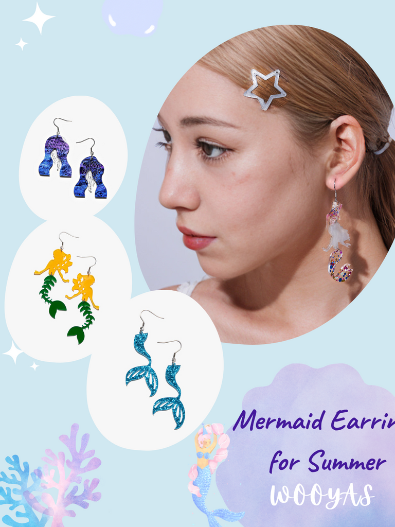 Embrace Mermaid Earrings for Summer