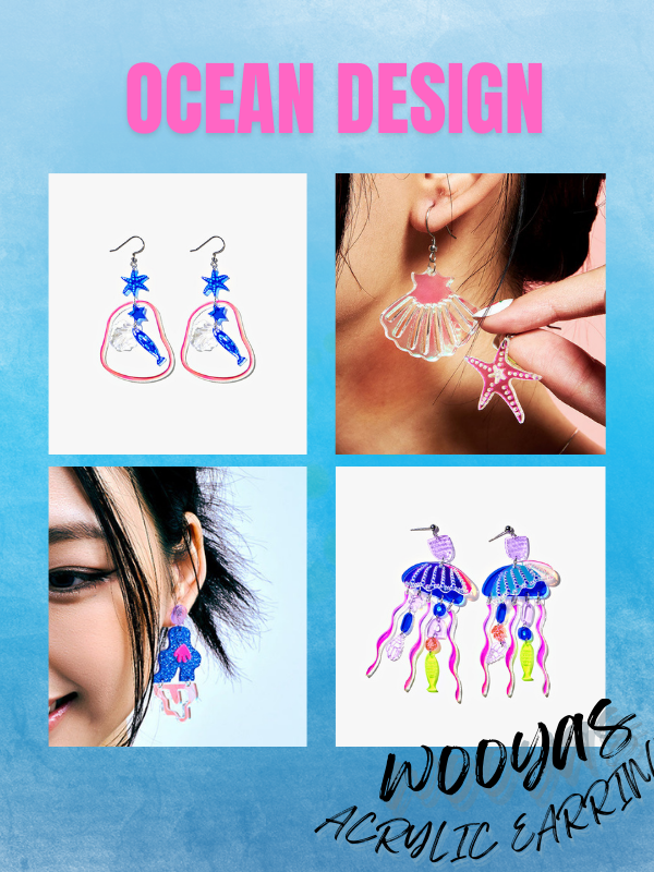 Ocean Bliss: Embrace the Beauty of the Sea with Wooyas Earrings