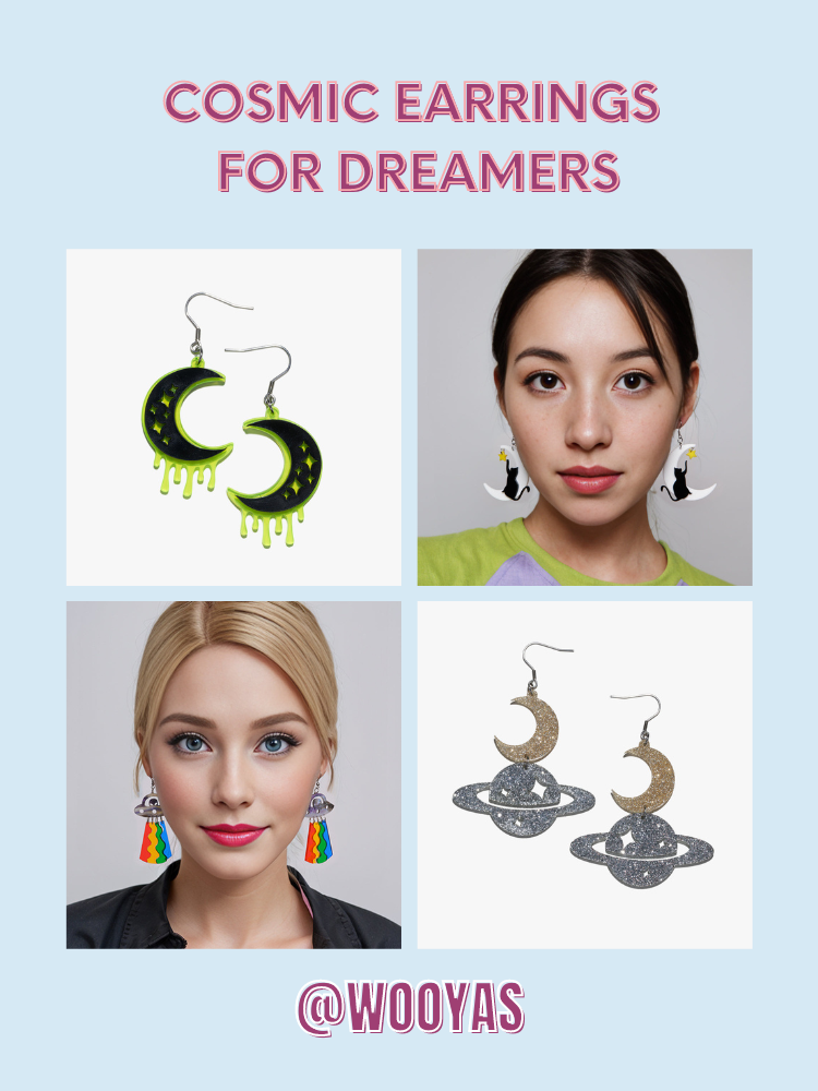 Beyond the Stars: Cosmic Earrings for Dreamers