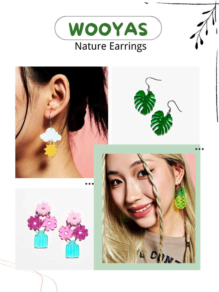 Embrace the Beauty of Nature with NATURE STYLE Earrings