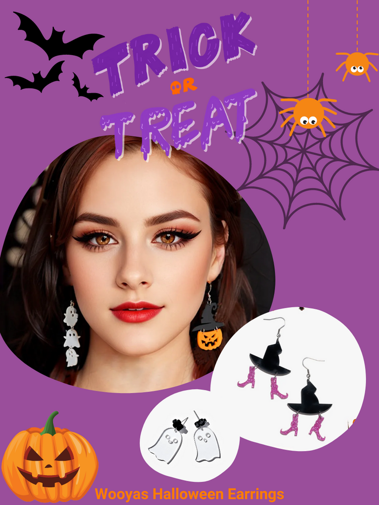 Halloween Design: Spook Up Your Style with WOOYAS Earrings