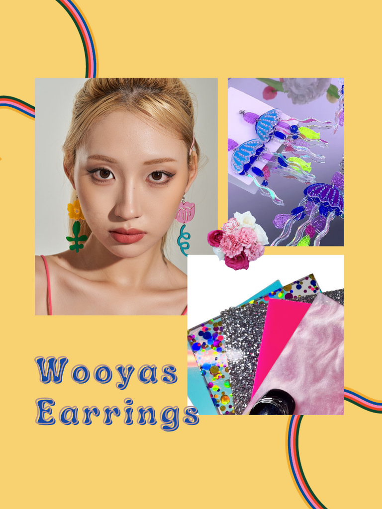 Crystal Clear Beauty: Discover CLEAR ACRYLIC Earrings