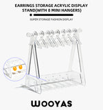 Earrings Storage Acrylic Display Stand (With 8 Hangers)