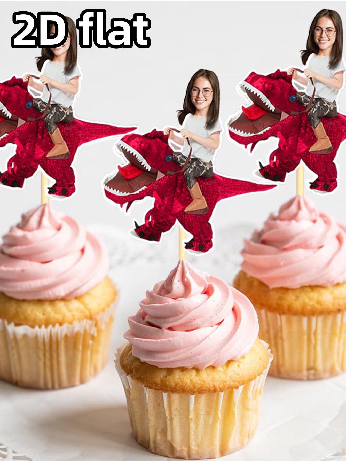 Personalized Cupcake Topper For Milestone Birthday