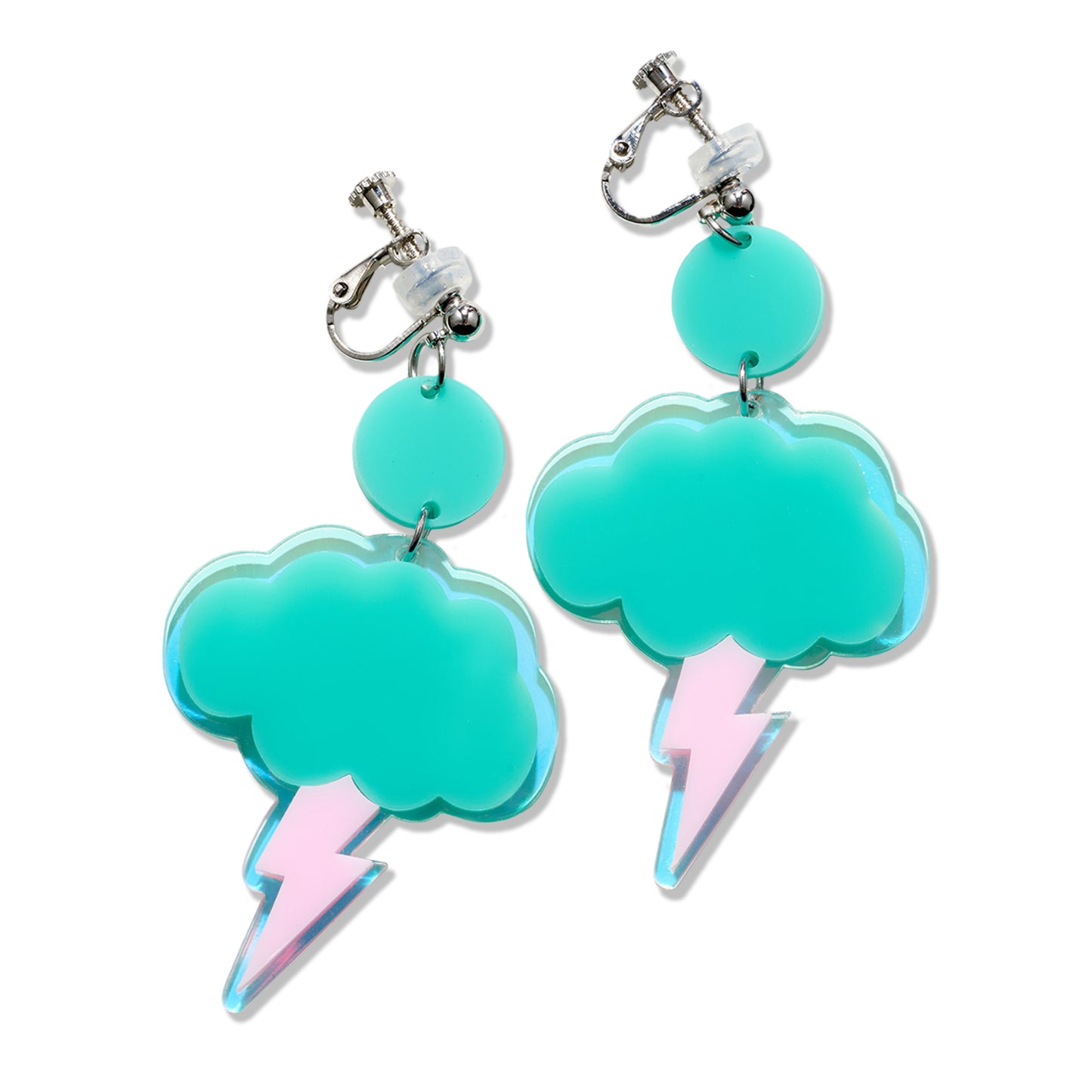 Cloud Lightning Ear Clip/Earrings