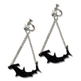 Hanging Hammerhead Shark Ear Clip/Earrings
