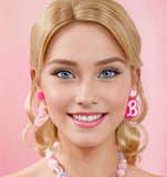 Pink Dreamers Barbie Earrings/Ear Clip
