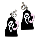 Halloween Ghost Call Ear Clip/Earrings