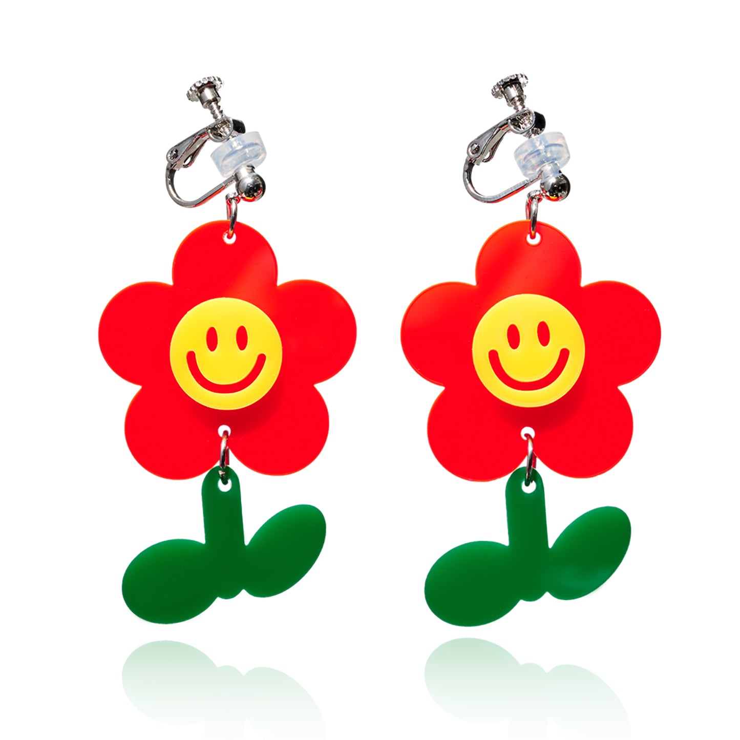 Cheerful Flower Ear Clip/Earrings