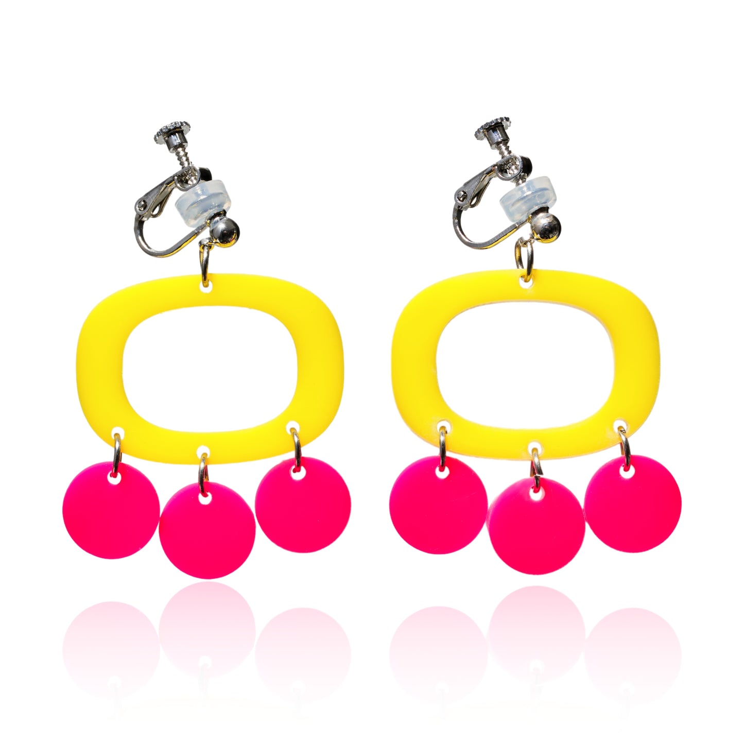 Vibrant Geometric Ear Clip/Earrings