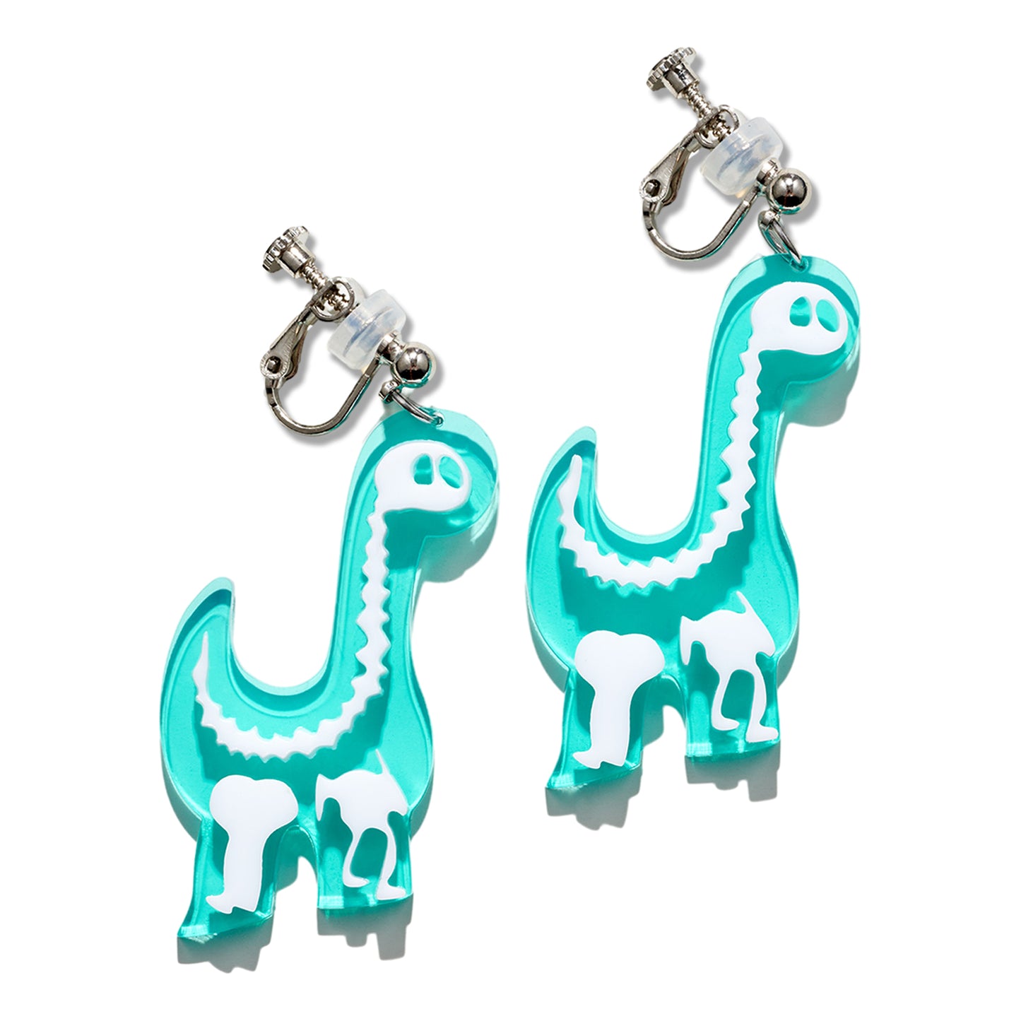 Dinosaur Skeleton Ear Clip/Earrings