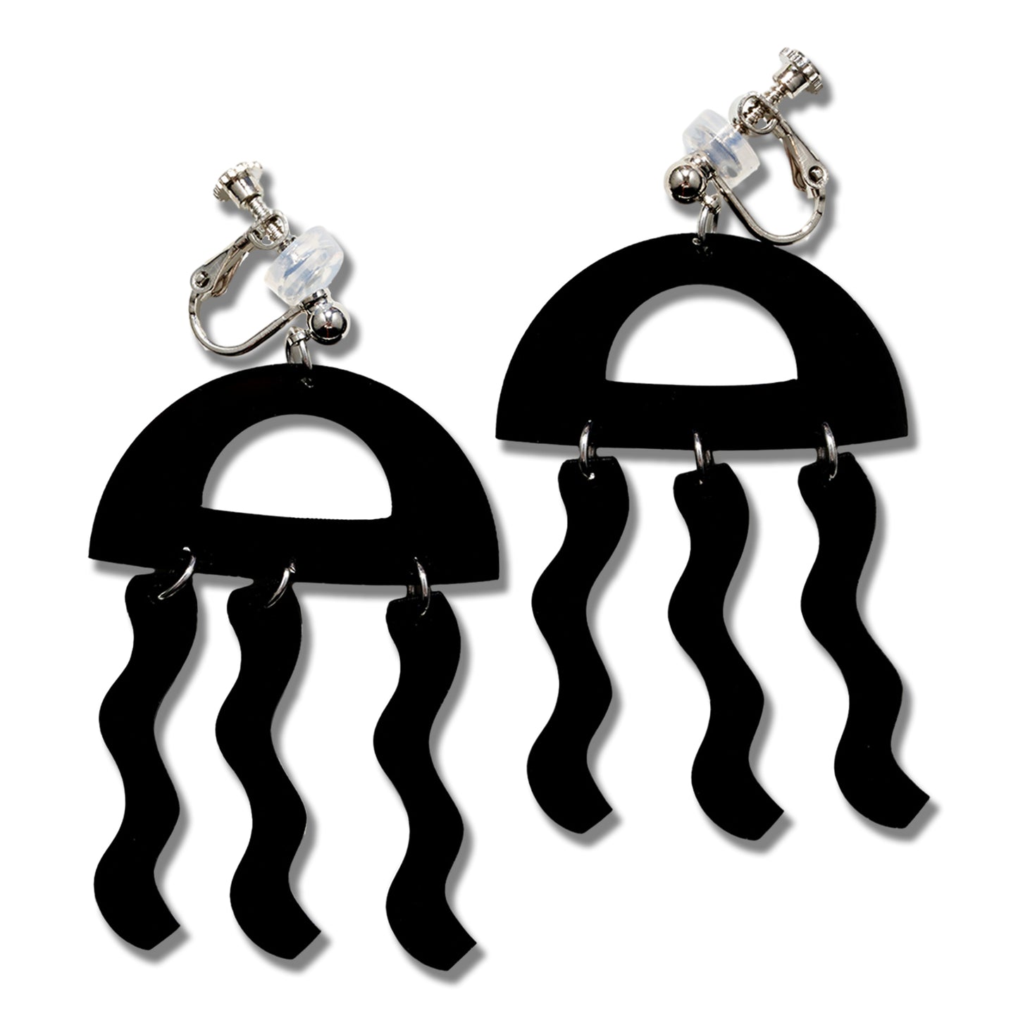 Black Cloud Dangle Ear Clip/Earrings