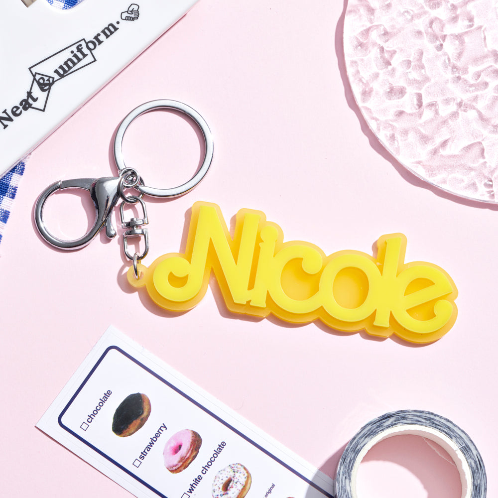 Customized Acrylic Key Chain - Matte Ver.