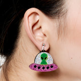 Alien & UFO Ear Clip/Earrings
