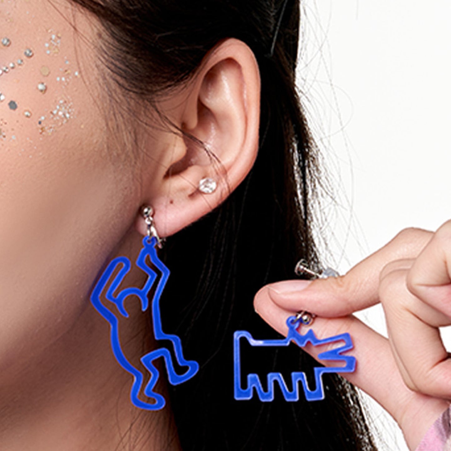 Abstract Line Animal Ear Clip/Earrings