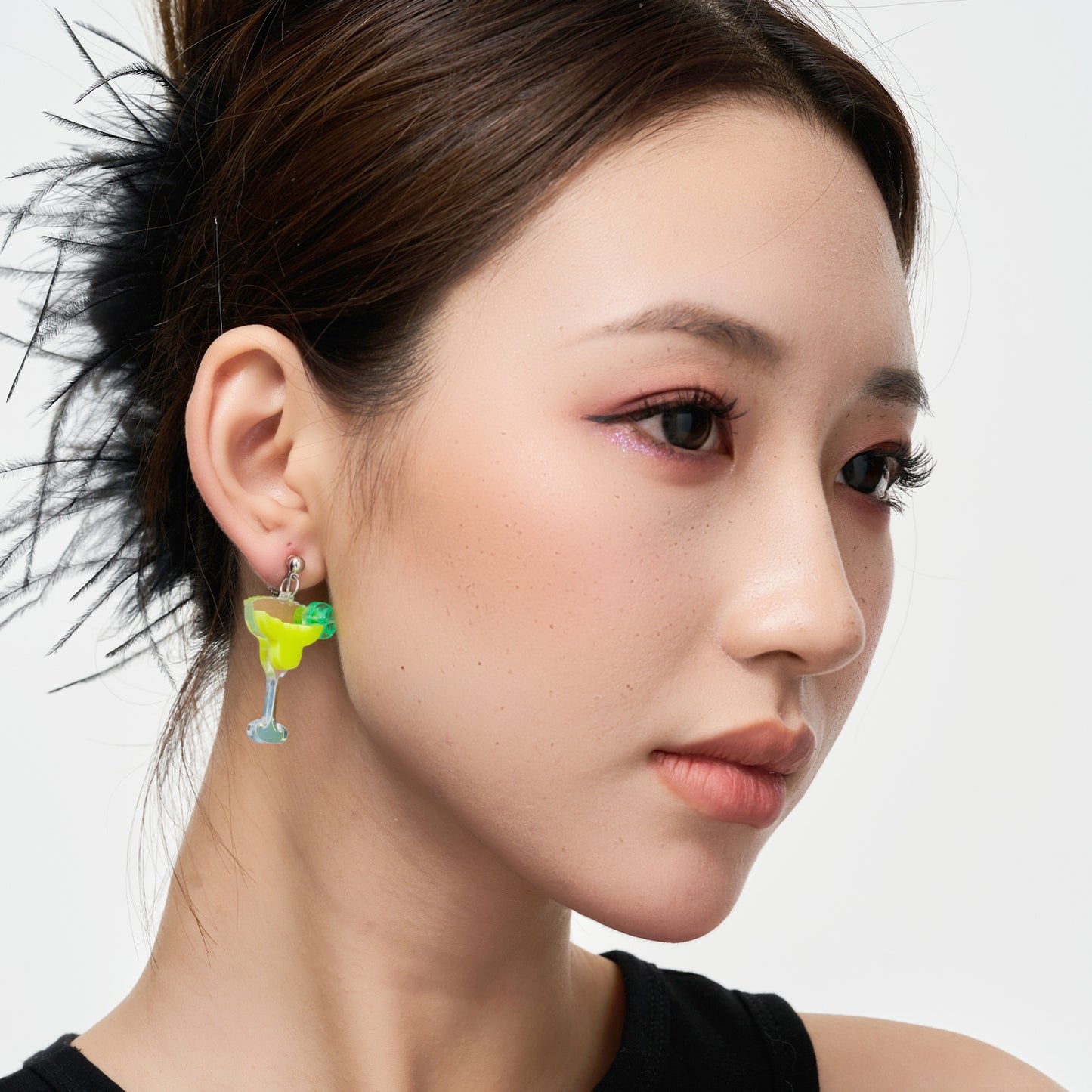 Laser Bright Cocktail Ear Clip/Earrings