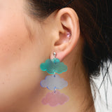 Rainbow Clouds Ear Clip/Earrings