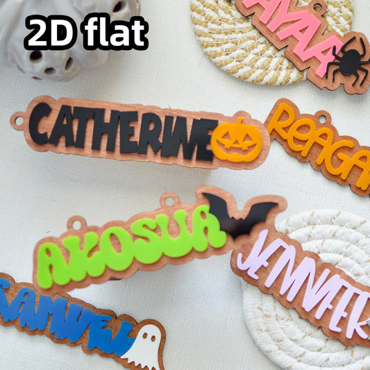 Personalized Halloween Boo Bag Tag; Custom Name Tag for Trick or Treat Bag Tag