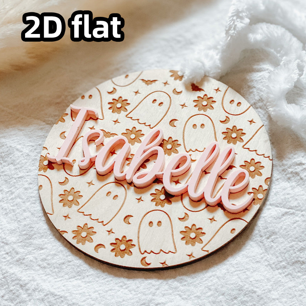 Personalized Halloween Name Tags, Halloween decor