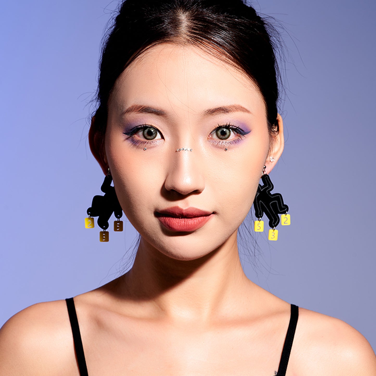 Abstract Humanoid Ear Clip/Earrings