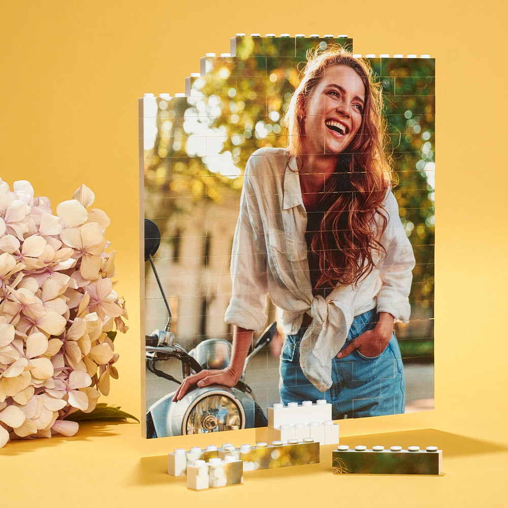 144 Pieces Photo Custom Building Block, Building Brick Photo Puzzle