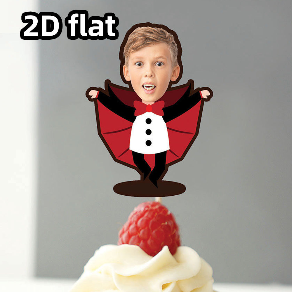 Personalized Halloween Cupcake Toppers