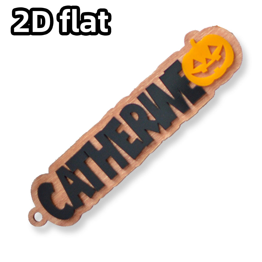 Personalized Halloween Boo Bag Tag; Custom Name Tag for Trick or Treat Bag Tag