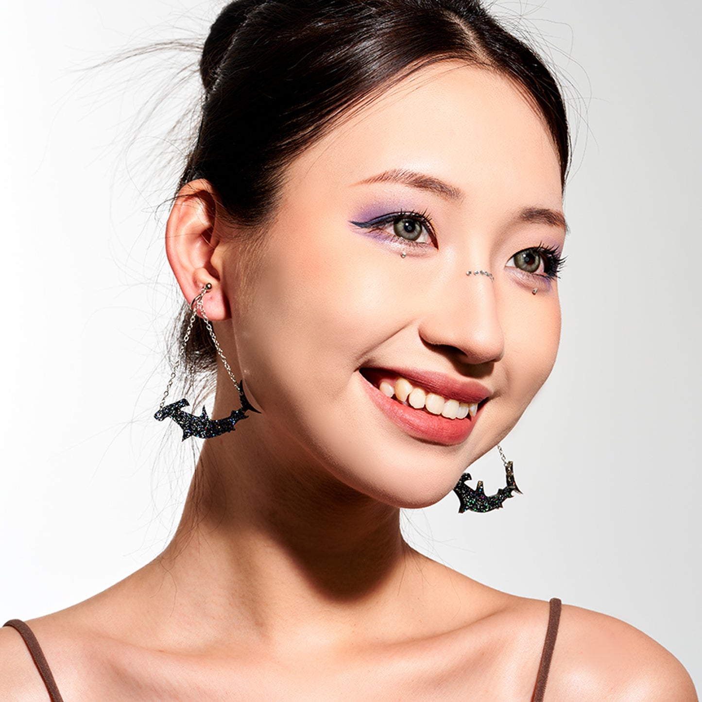 Hanging Hammerhead Shark Ear Clip/Earrings