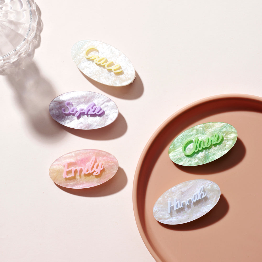 Personalized Name Hair Clip