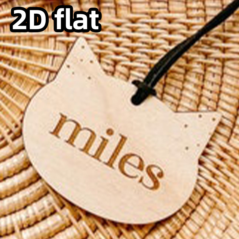 Personalized Kids Halloween Gift Tags, Wooden Design