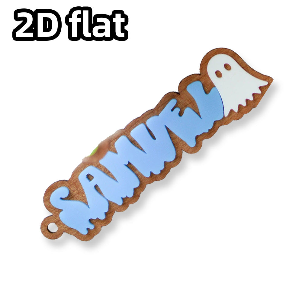 Personalized Halloween Boo Bag Tag; Custom Name Tag for Trick or Treat Bag Tag