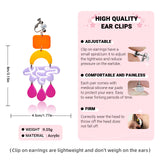 Colorful Kaleidoscope Ear Clip/Earrings