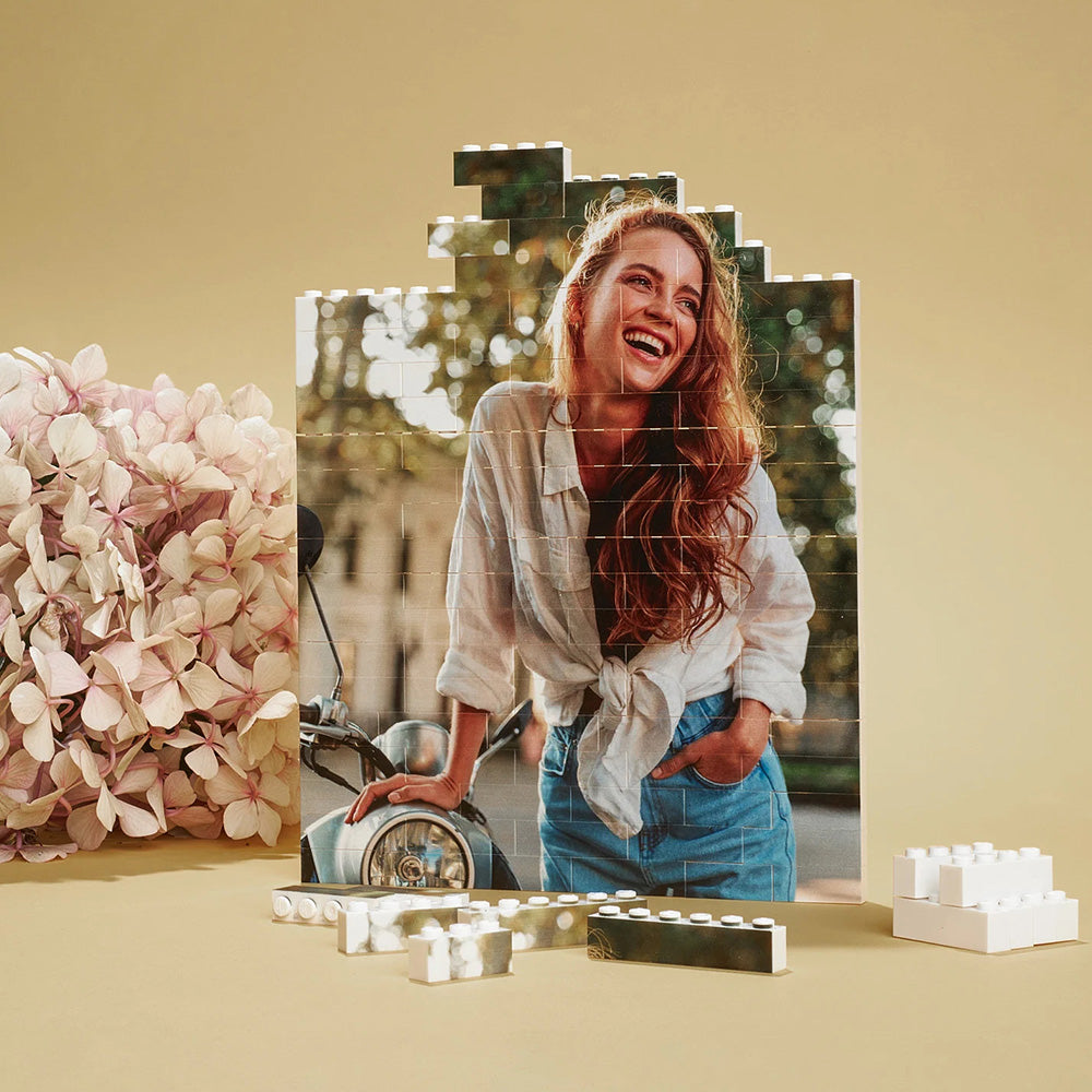 144 Pieces Photo Custom Building Block, Building Brick Photo Puzzle