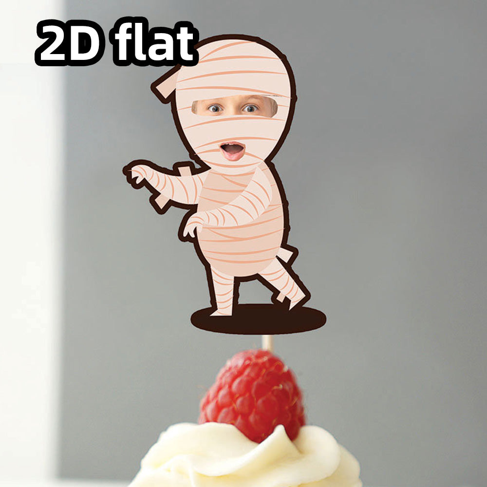 Personalized Halloween Cupcake Toppers