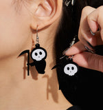 Halloween Sickle Ghost Earrings/Ear Clip