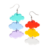 Rainbow Clouds Ear Clip/Earrings