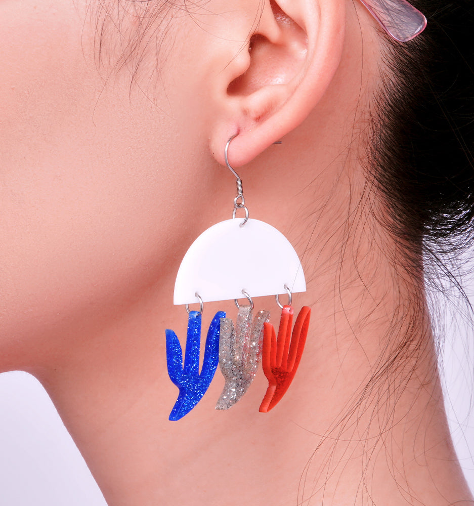 acrylic earrings