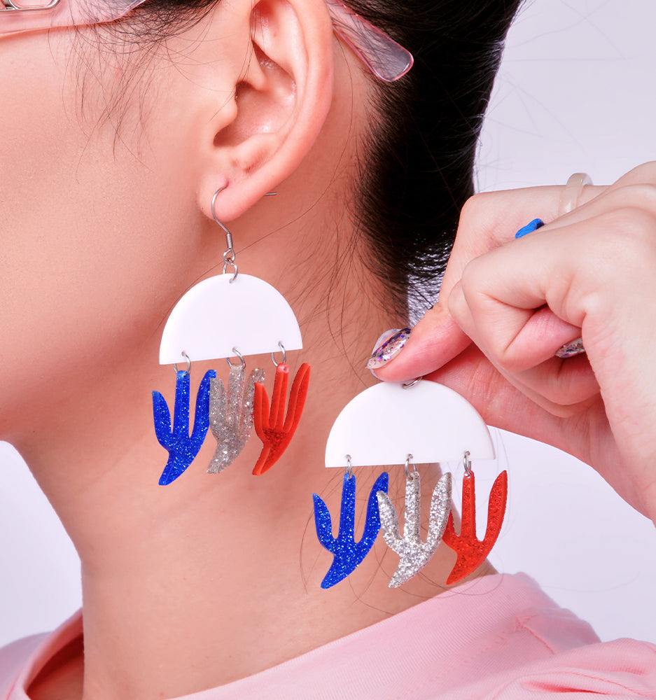 acrylic earrings