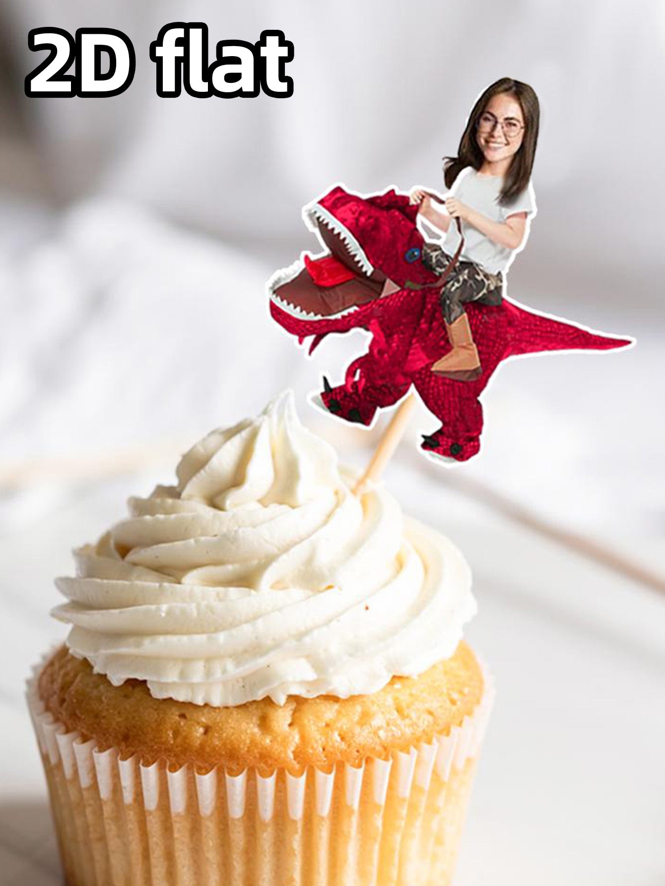 Personalized Cupcake Topper For Milestone Birthday