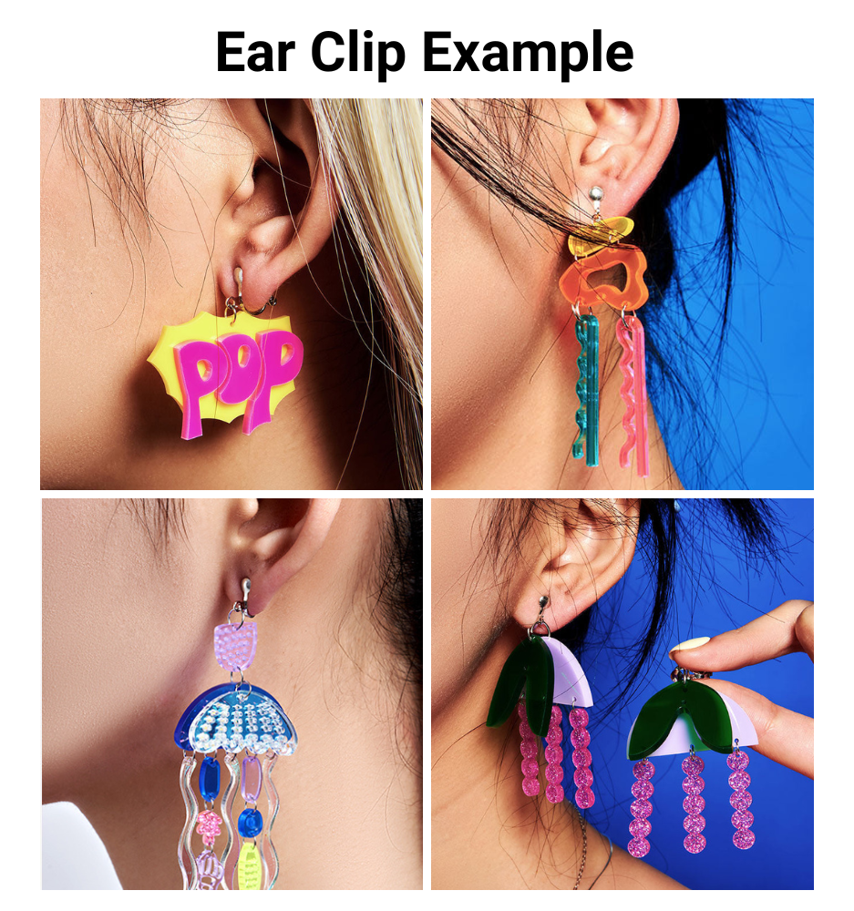 DIY Ear Clips Sets(10 Pairs)