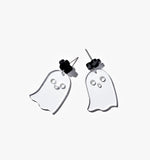 Halloween Spooky Clear Acrylic Earrings/Ear Clip