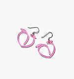 Free Earrings-Lightweight Pink Peach Drops